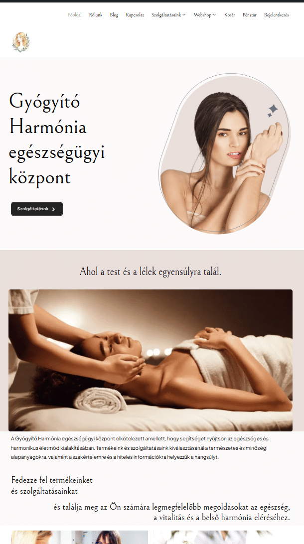 gyógyító harmónia